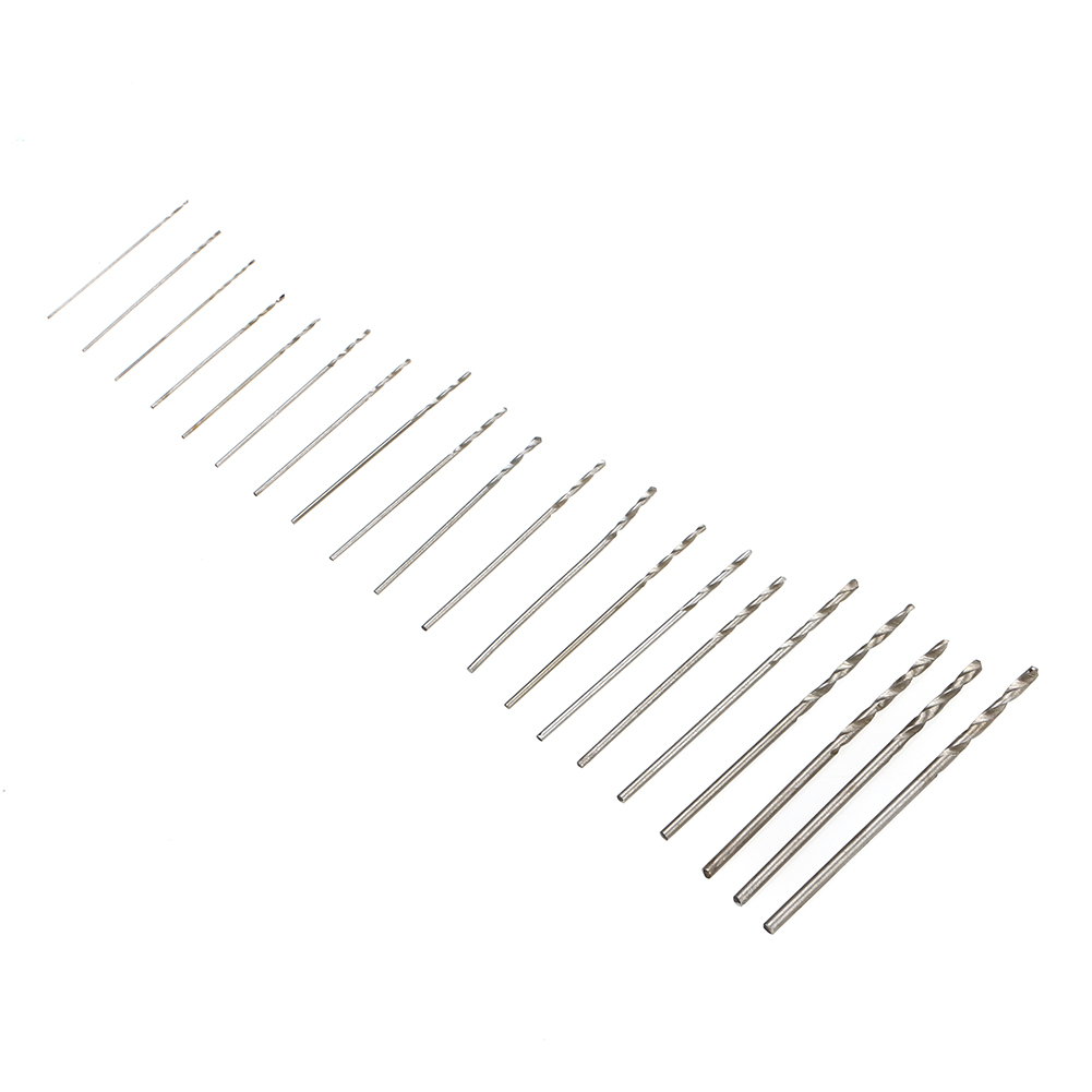 Coffret De 20 Mini Forets Hss (acier Rapide) Pour Le Perçage Du Bois, Livrés Dans Un Étui.