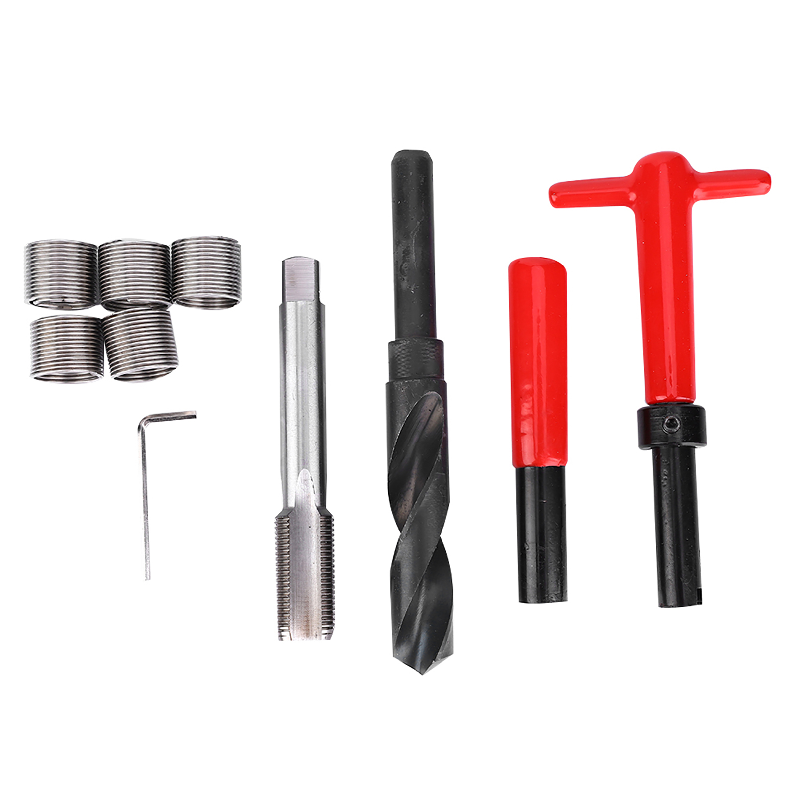 Kit De Réparation De Filetage 10 Pièces, Clé Dynamométrique En Acier Inoxydable, Insert Fileté Pour Voiture M18x1,5