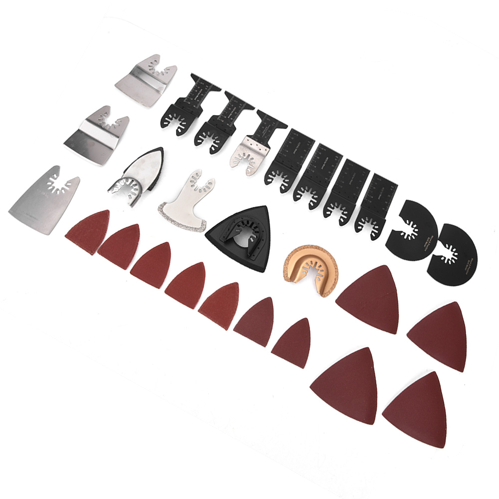 Kit De 70 Lames De Scie Oscillantes, Accessoires Pour Outil Multifonction Pour La Découpe Du Bois Et Du Plastique
