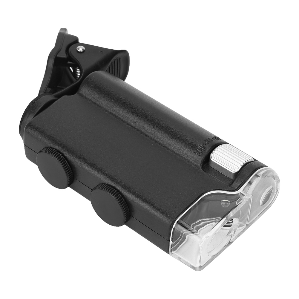 Loupe De Microscope Portable À Pince 60-100x Avec Led Pour L'Observation