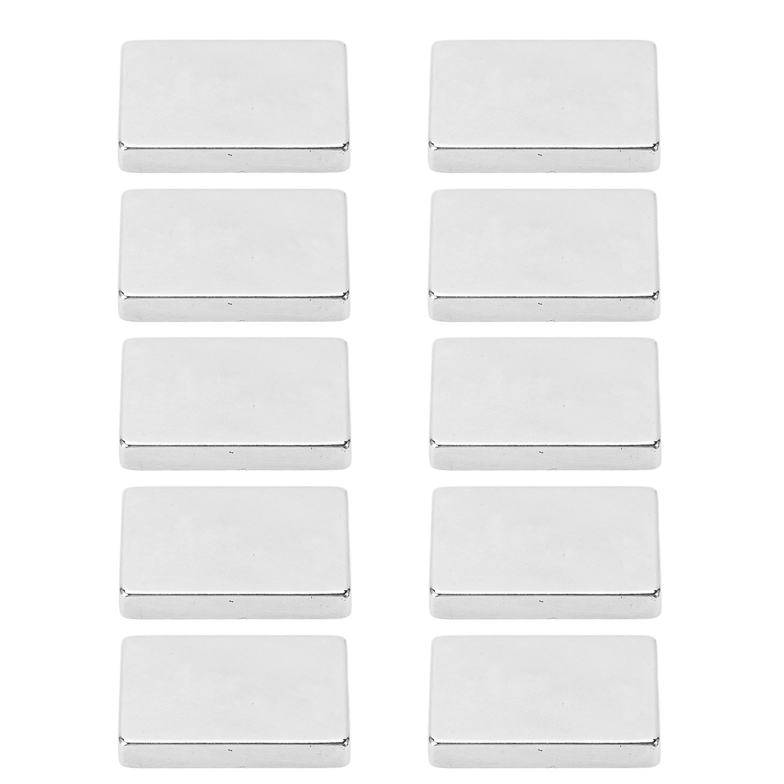 Lot De 10 Aimants Rectangulaires En Néodyme, Multifonctionnels Et Puissants, Pour Vos Projets De Bricolage.