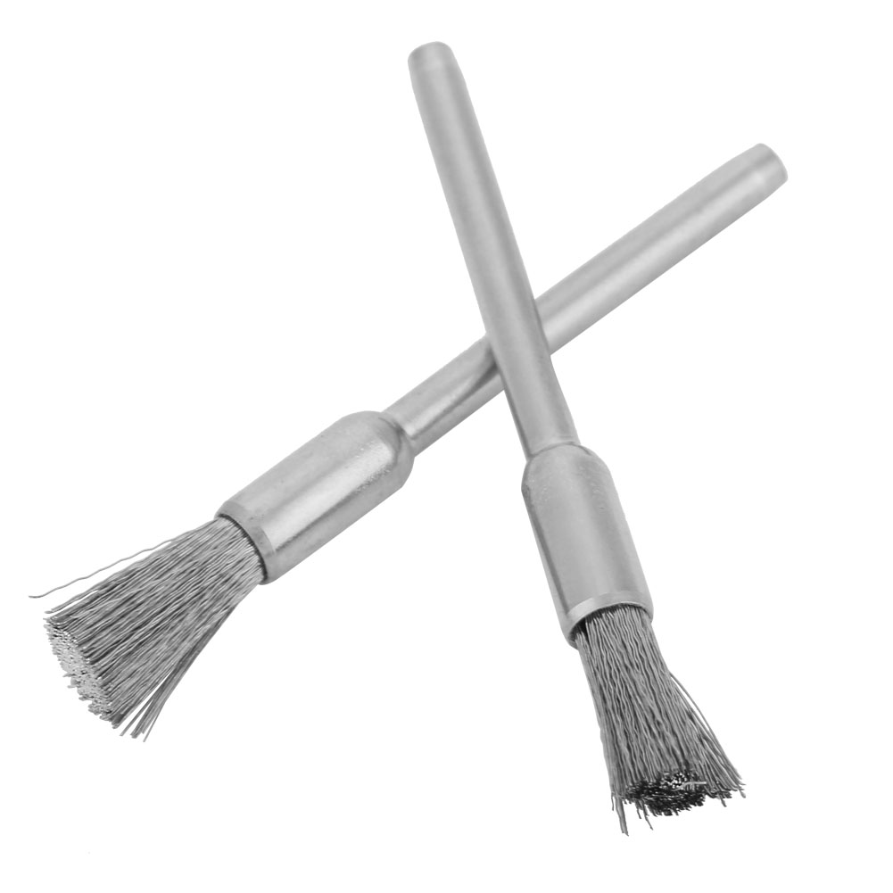 15 Mini Brosses Métalliques De Polissage Pour Outil Rotatif De Meulage (35 Mm)