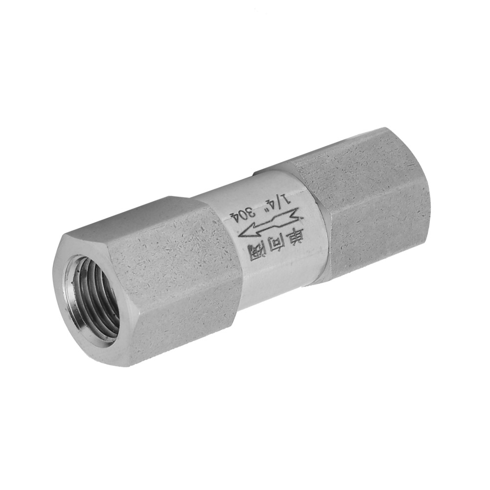 Clapet Anti-retour Hexagonal En Acier Inoxydable 304, Haute Résistance À La Température Et À La Pression (1/4 Po Bspp)