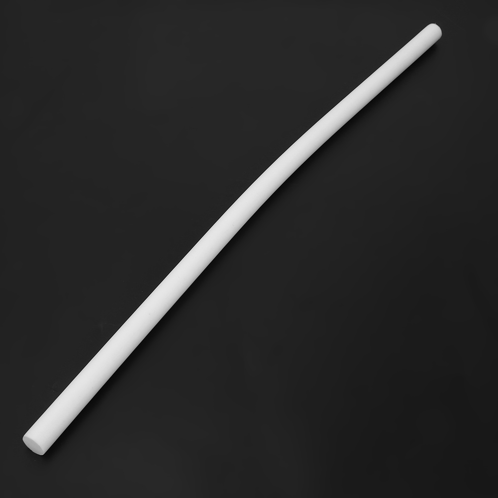 Barres En Ptfe (plastique Technique) Blanches, Rondes Et Résistantes À La Corrosion, 15 X 500 Mm