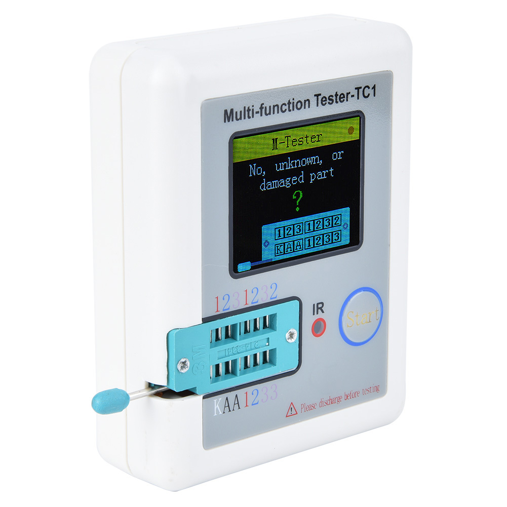 Testeur Portable Multifonction Couleur Pour Diodes, Triodes, Condensateurs Et Transistors
