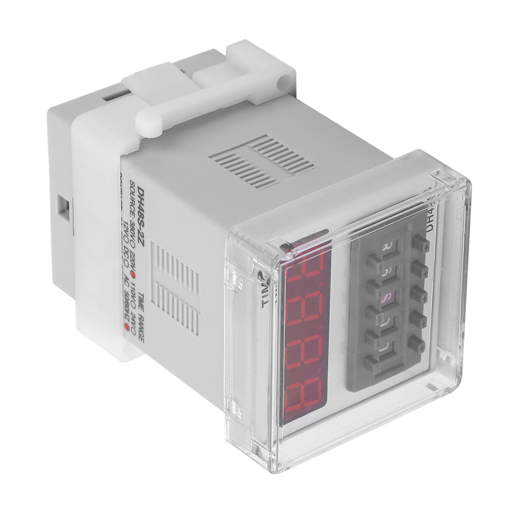 Relais Temporisé Numérique Dh48s-2z 220 V À 8 Broches Pour La Commande De Temporisation