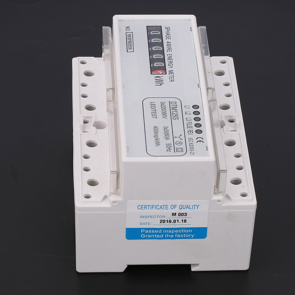 Compteur D'Énergie Numérique Triphasé 220/380 V 20-80 A (kwh)