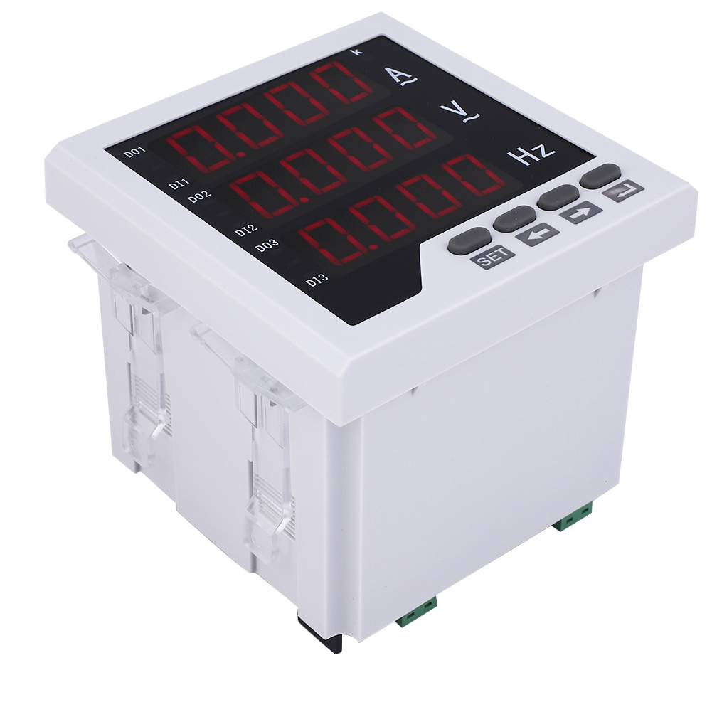 Compteur Monophasé Ddm-avf96 (courant, Tension, Fréquence) Combiné 220 V Ca