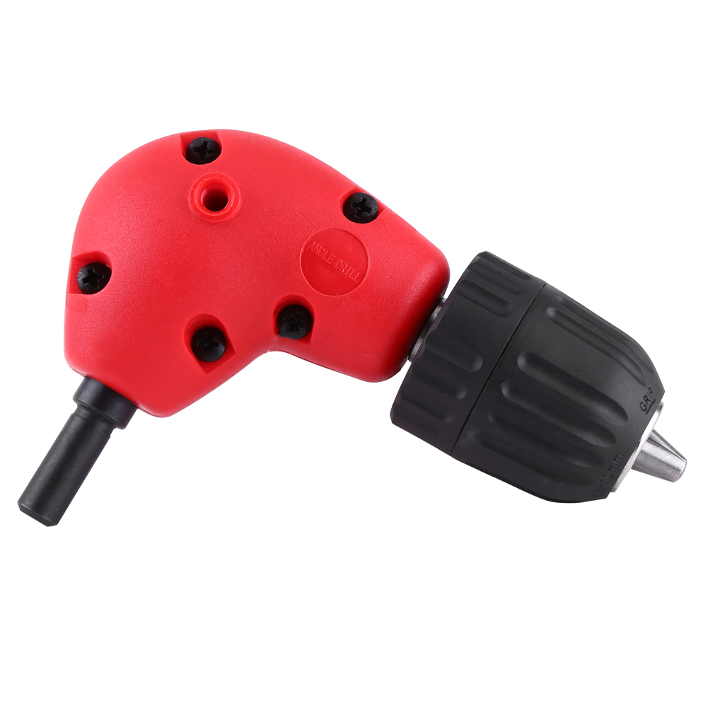 Adaptateur À Angle Droit 90° Pour Perceuse Électrique, Mandrin Sans Clé À Queue Ronde De 9,5 Mm