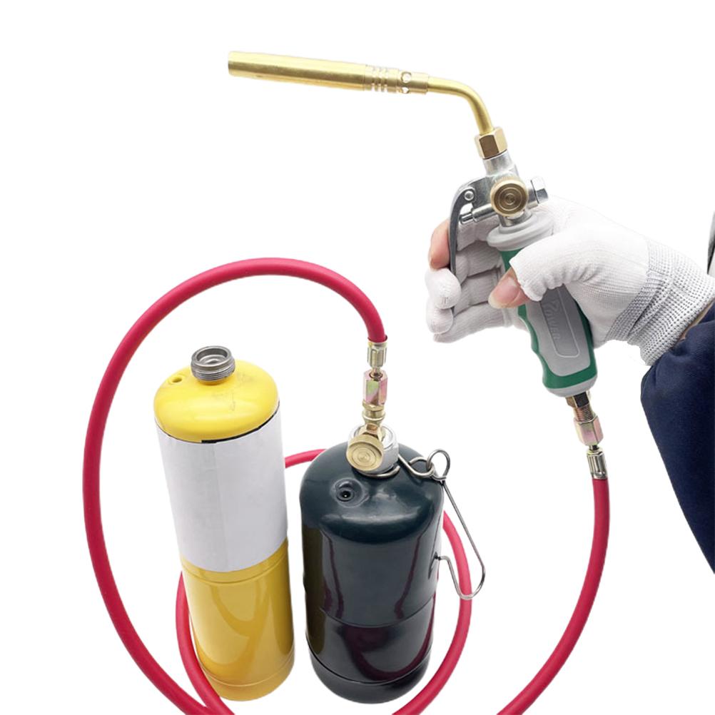 Torche Multifonction Mapp Et Propane Avec Tuyau De 1,6 M Et Allumage Par Gâchette