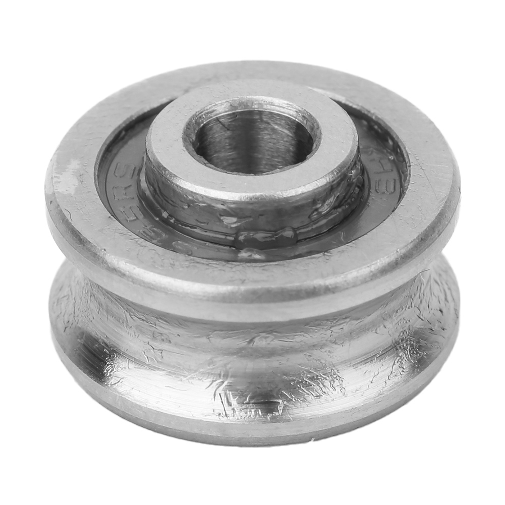 10 Roulements À Gorge En U Sg15 Pour Guidage De Rail 5 X 17 X 8 Mm (une Rangée)
