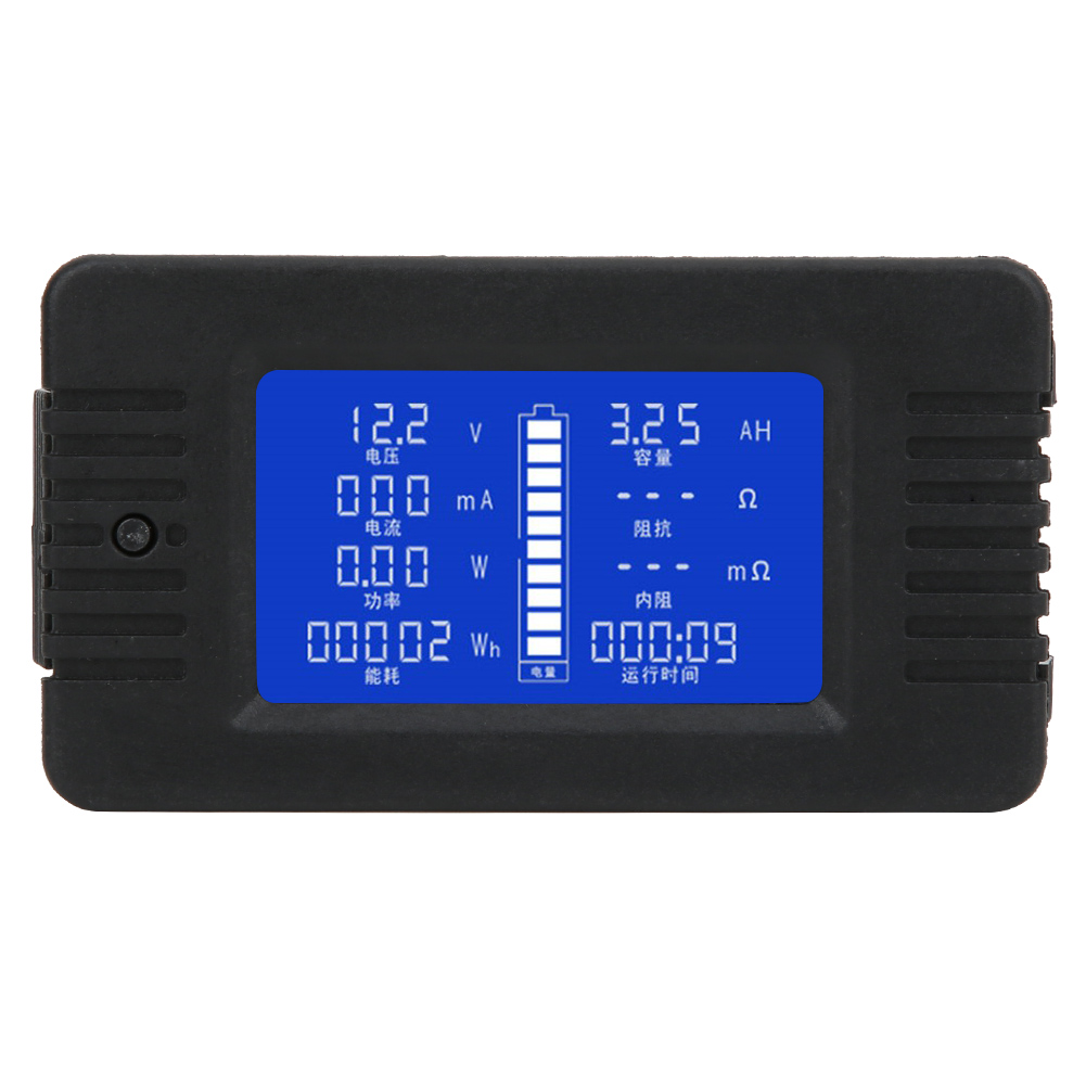 Testeur De Batterie Multifonctionnel Pzem-015 Avec Affichage Numérique Lcd Et Shunt 300 A