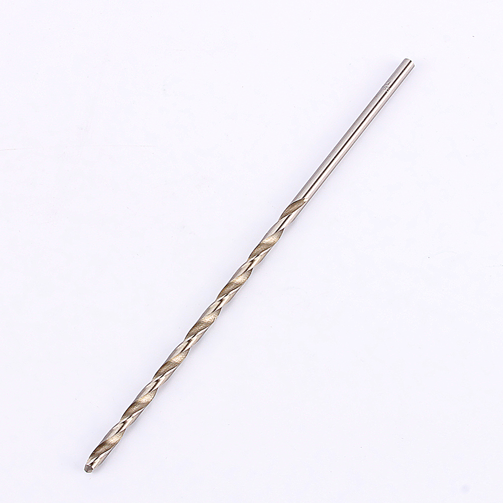 Nouveau Foret À Tarière Extra Long De 4 Mm (160 Mm) En Acier Rapide (hss) À Queue Droite Hélicoïdale