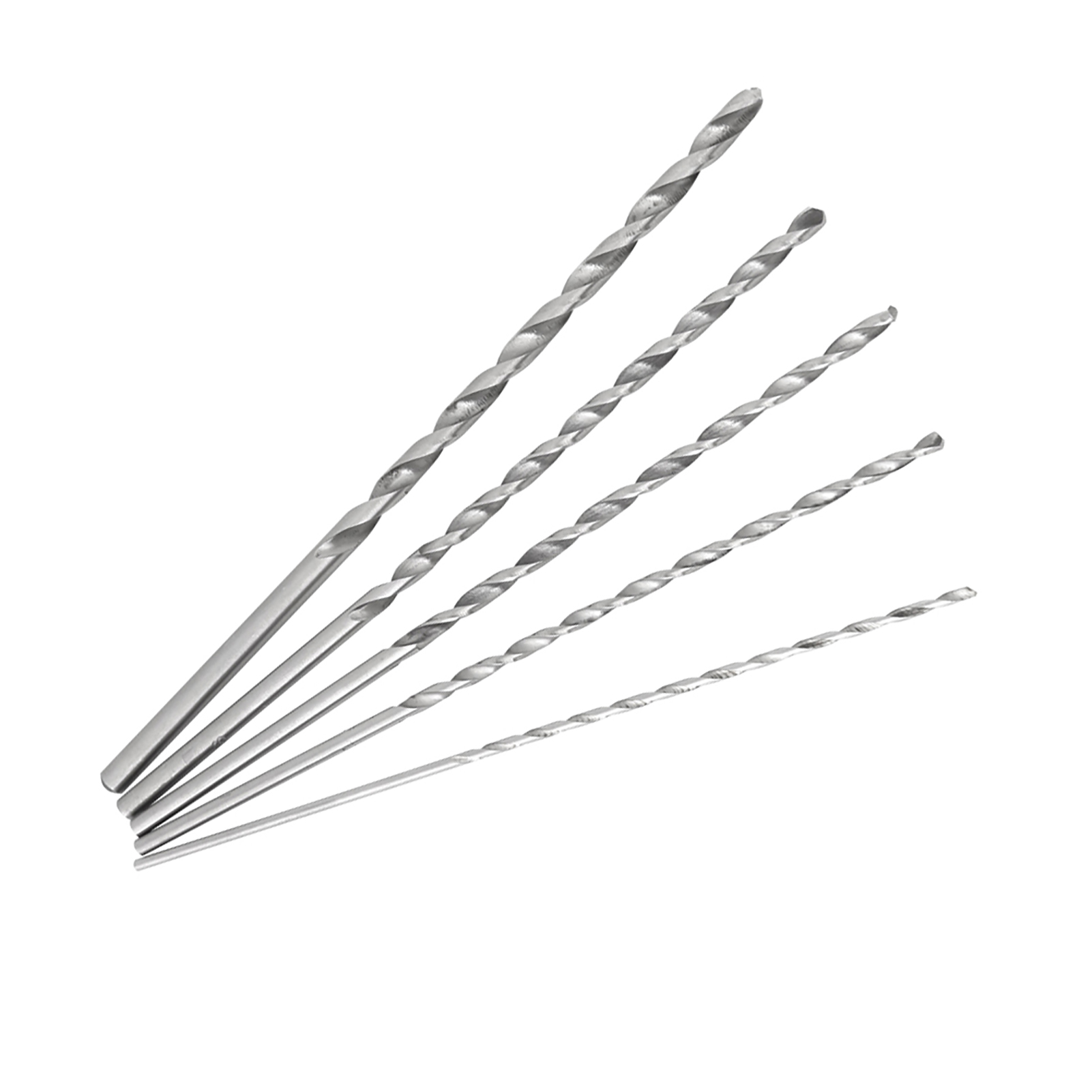 Foret Hélicoïdal Extra Long En Acier Rapide À Queue Droite, 2-5 Mm, Pour Le Bois