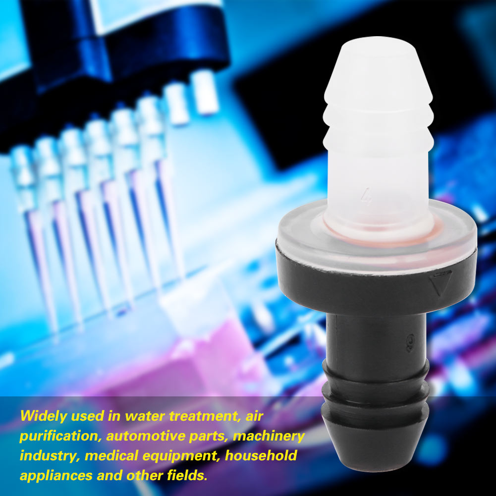 Clapet Anti-retour Unidirectionnel En Ligne 3/8" 10 Mm Pour Carburant, Gaz, Liquide, Air (coque En Pp/joint En Silicone)