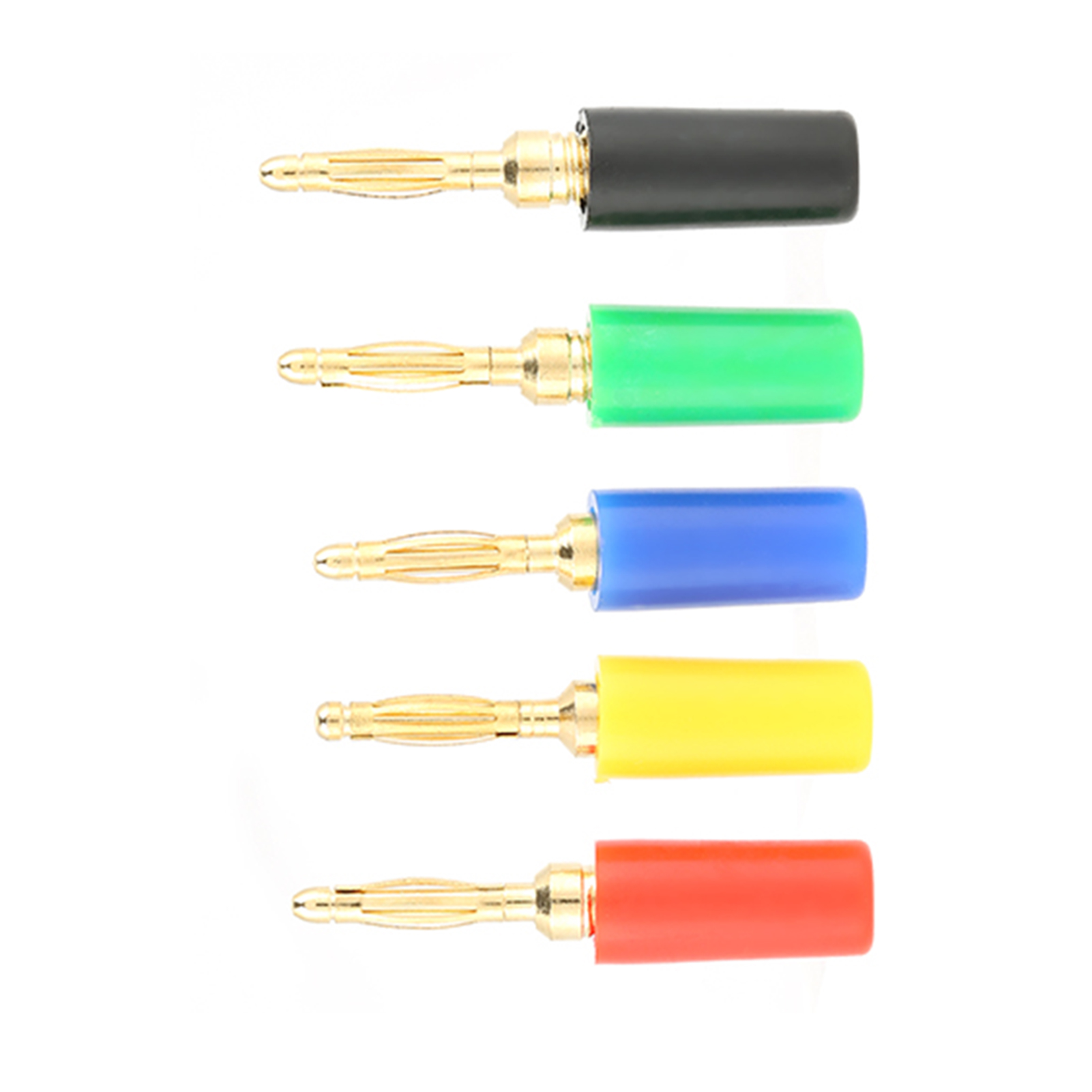 Lot De 20 Sondes De Test Jack Banane De 2 Mm De Couleurs Assorties Pour Amplificateur