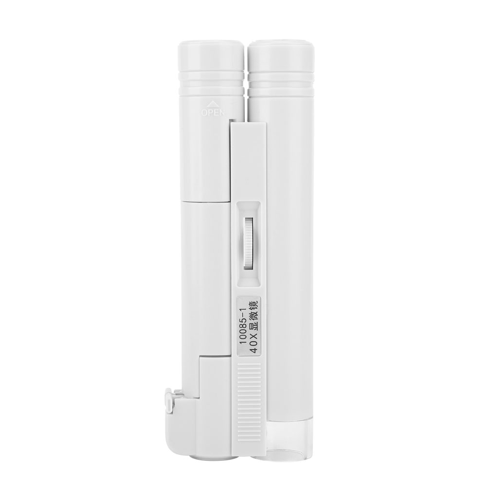 Loupe De Microscope Led De Poche À Zoom 40x Avec Micro-lentille Pour Téléphones Portables Universels