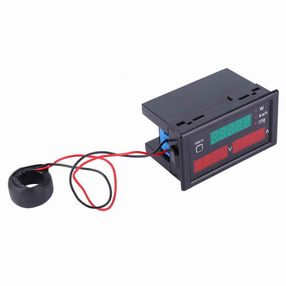 Dl69-2047 5 En 1 Multimètre D'Énergie Voltmètre Ampèremètre Facteur De Puissance Wattmètre (80300v 100a)