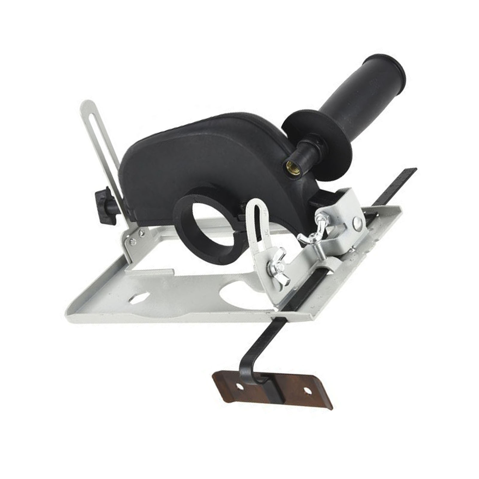 Support De Meuleuse D'Angle En Métal Réglable Avec Couvercle Anti-poussière Pour Meuleuses De 100 Mm, 115 Mm Et 125 Mm