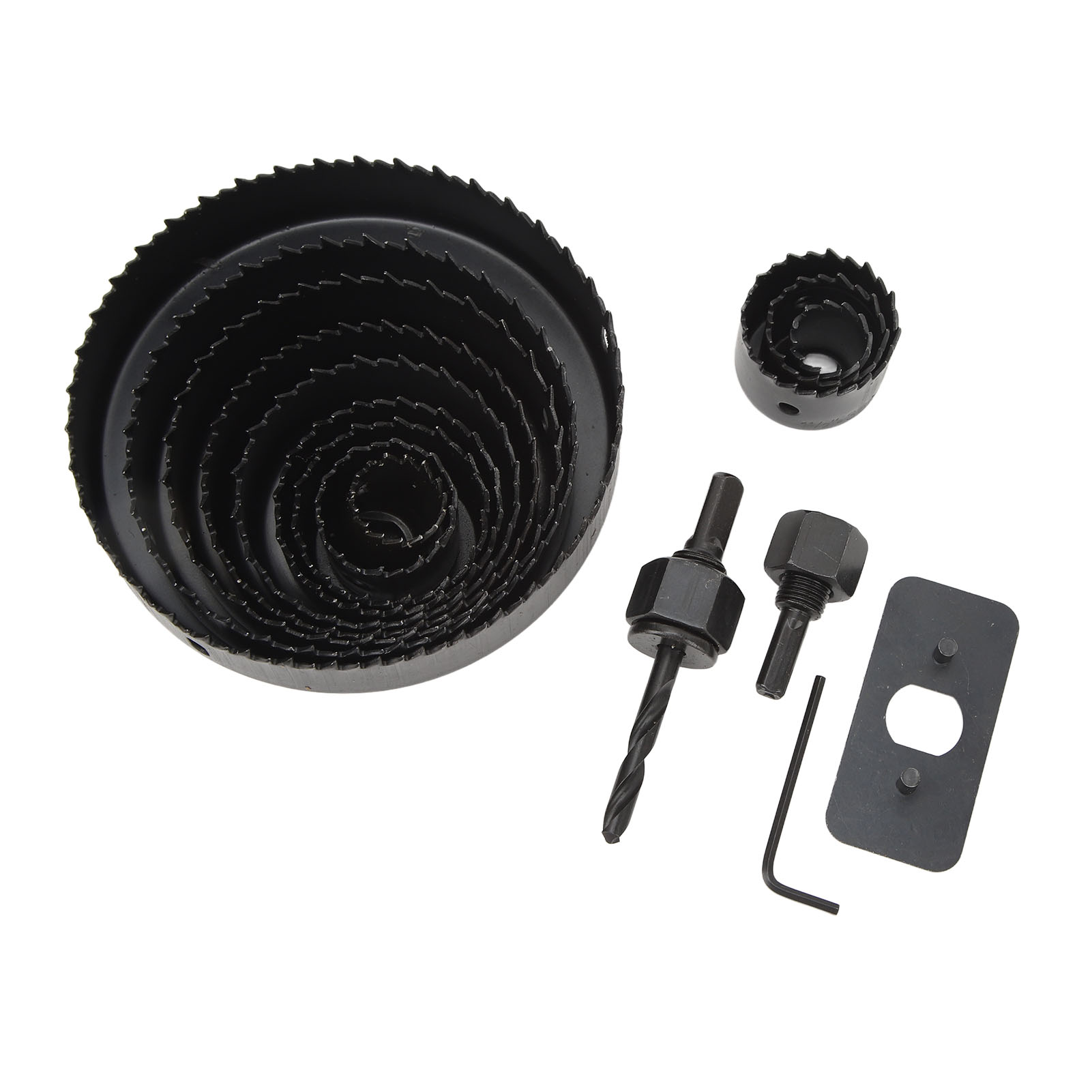 Kit De 16 Forets Cloches En Acier Au Carbone Pour Le Perçage Du Plâtre