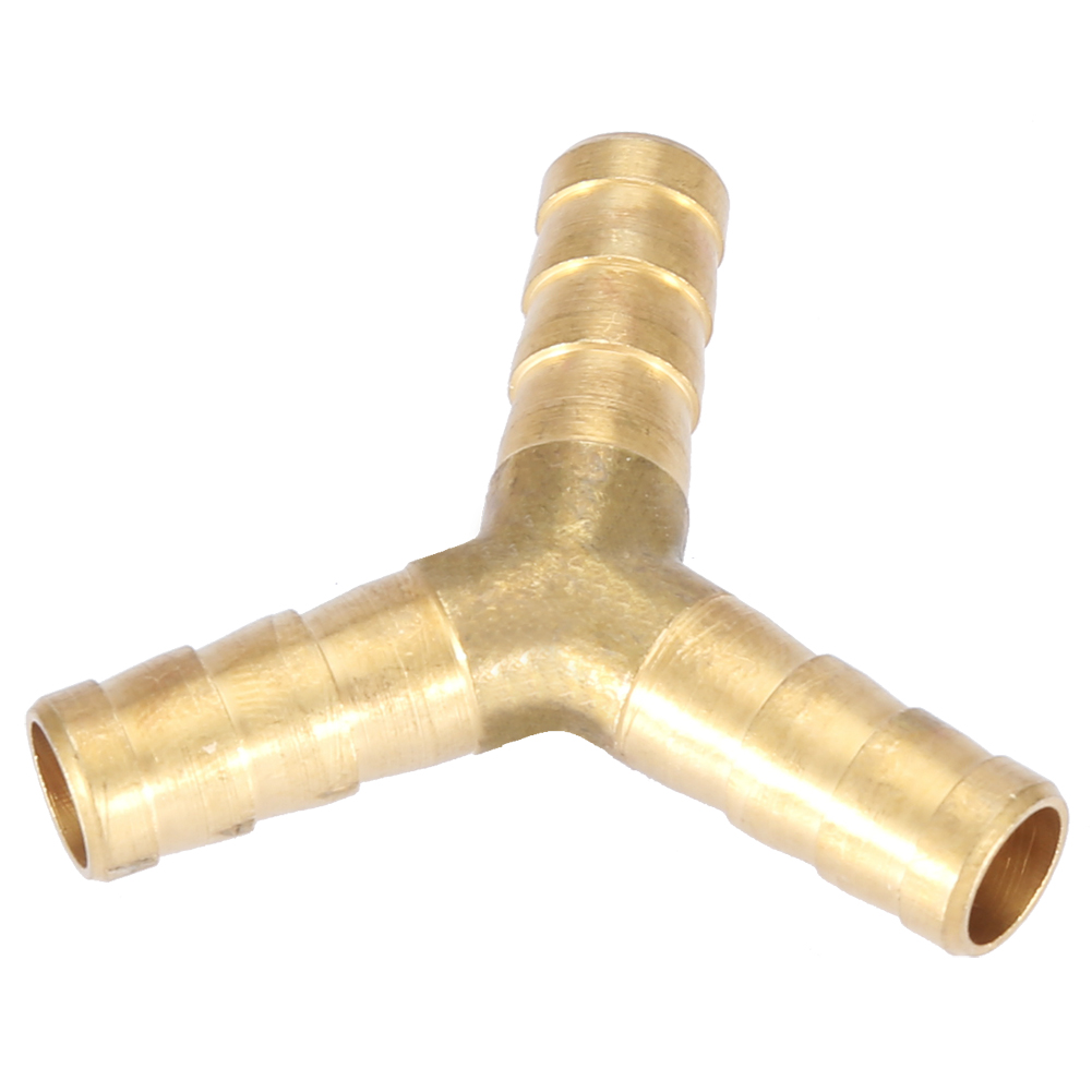 Raccord De Tuyau En Y À 3 Voies En Laiton Avec Embout Cannelé, Pour Air, Eau Et Gaz (diamètre Extérieur 8 Mm, 4 Pièces)