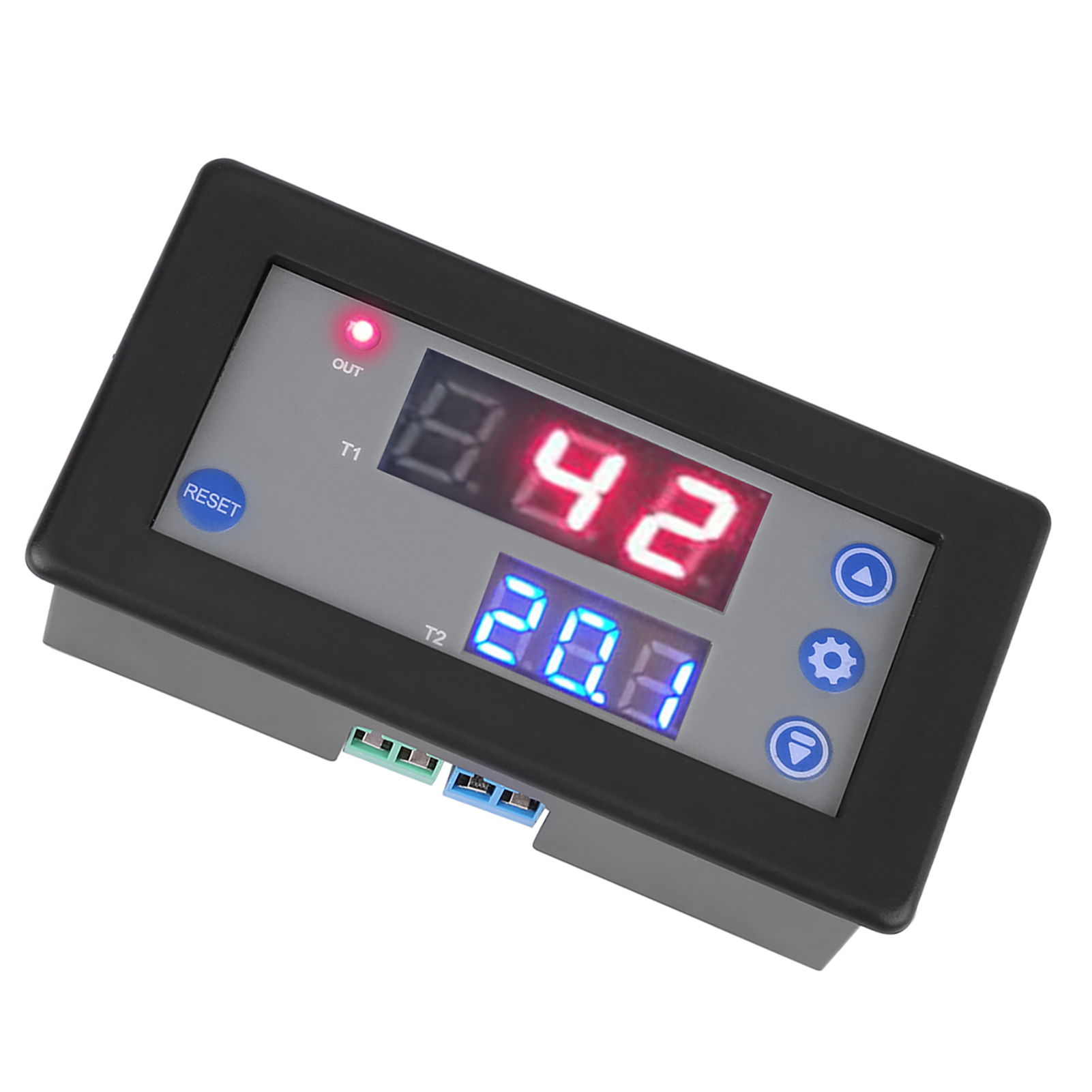 Module De Relais Temporisé 12 V Avec Minuterie De Cycle Et Double Affichage Numérique À Led