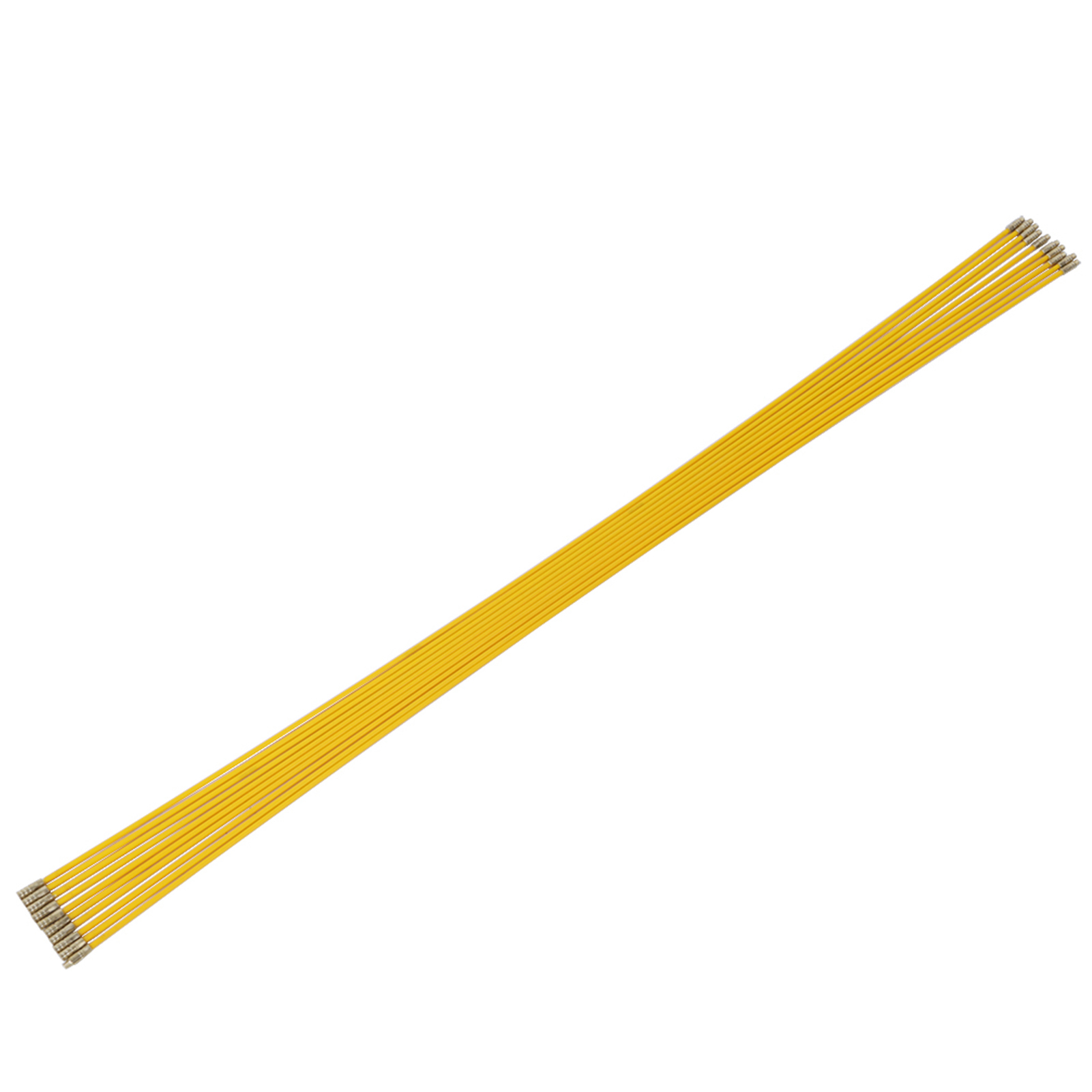 Kit De 10 Tire-fils Électriques En Fibre De Verre De 4 Mm Avec Système De Traction Et De Poussée (100 Cm)