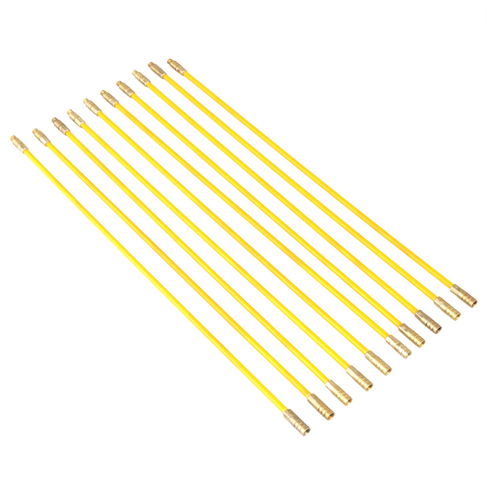 Kit De 10 Tire-fils Électriques En Fibre De Verre De 4 Mm Avec Système De Traction Et De Poussée