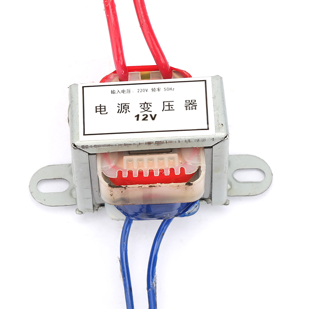 Tension De Sortie Ca 12 V/24 V, Entrée 2 W, Transformateur D'Alimentation Simple (12 V) 220 V 50 Hz