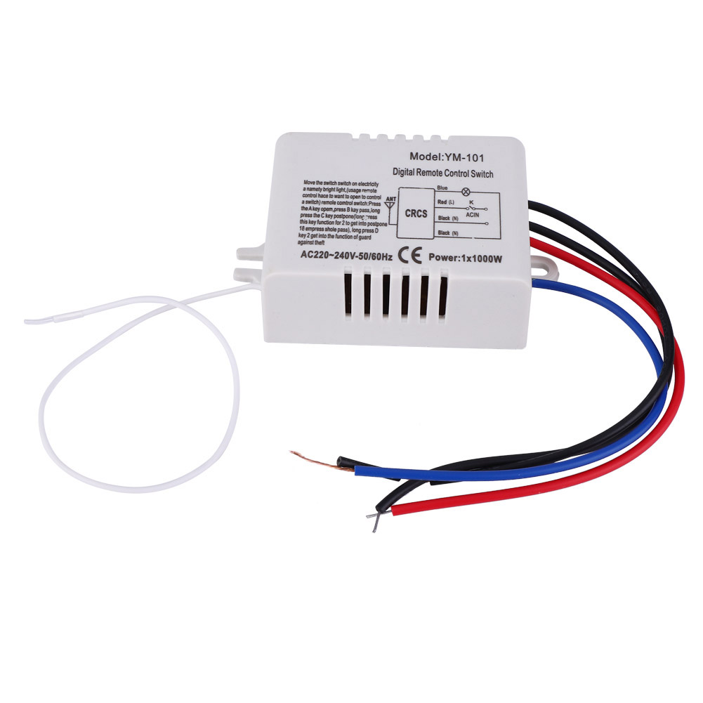 Télécommande Murale Numérique Sans Fil Pour Lampe, Émetteur-récepteur, 220 V