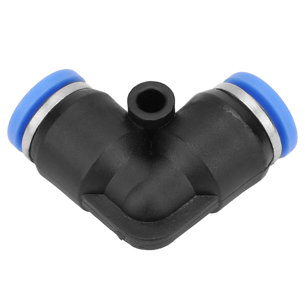 10 Coudes Égaux En Plastique À Connexion Rapide Pour Tuyau D'Air Pneumatique, Raccord Rapide Pv-6 (6 Mm)