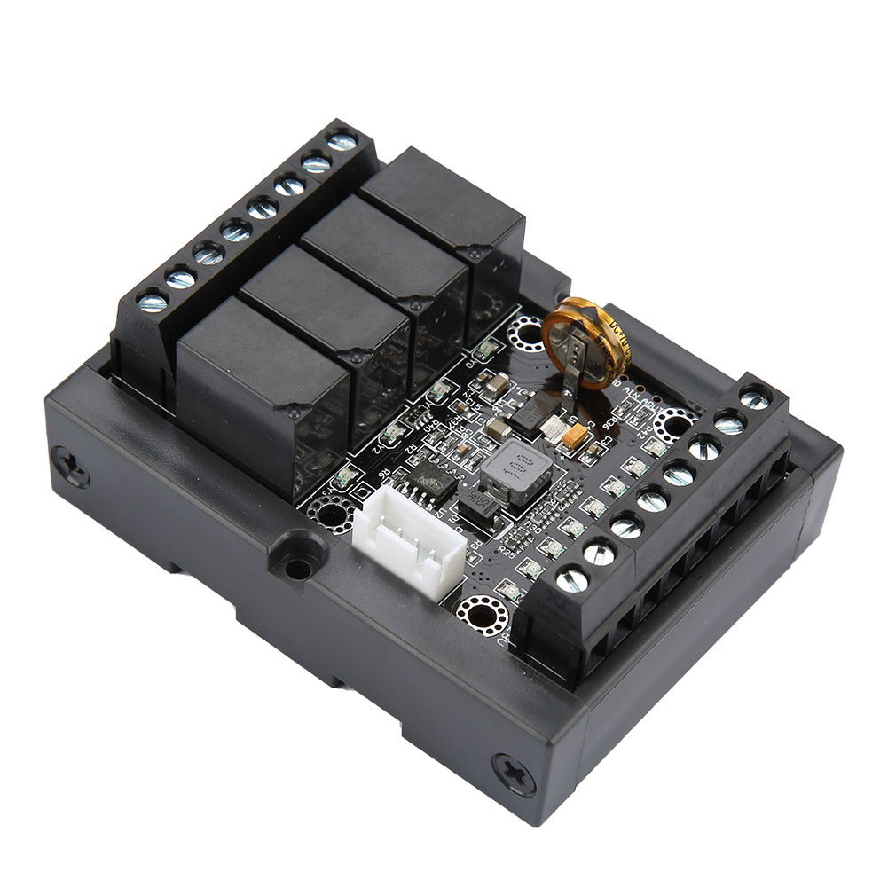 Module De Temporisation À Relais Programmable Fx1n-10mr Pour Carte De Contrôle Industrielle Plc Avec Boîtier