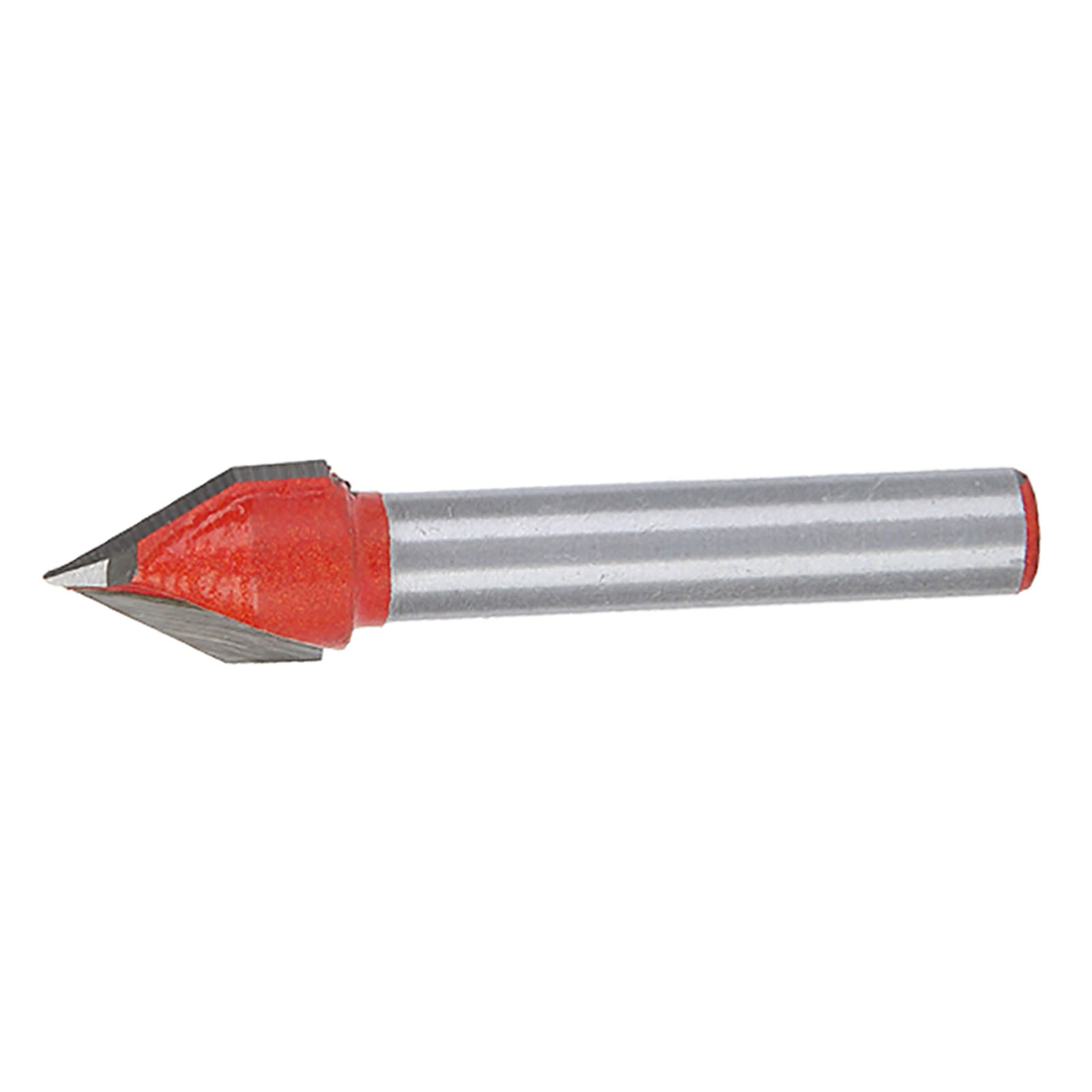 Fraise À Rainurer En V 3d 6x10 Mm (1/4") Pour Le Travail Du Bois Et La Gravure Cnc À 60°