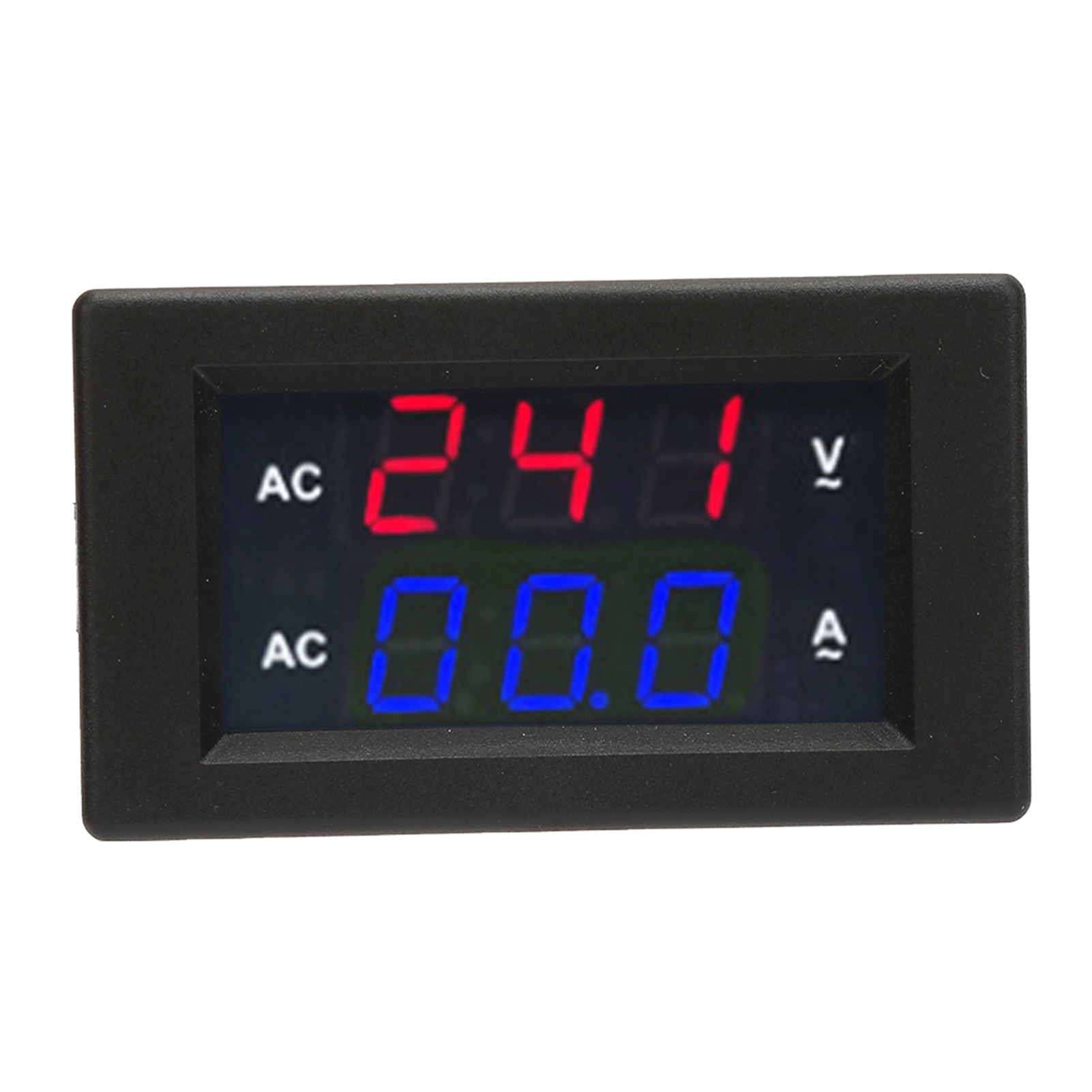 Voltmètre Numérique À Affichage Led Ac 100300v, Ampèremètre 0-10a (rouge/bleu)