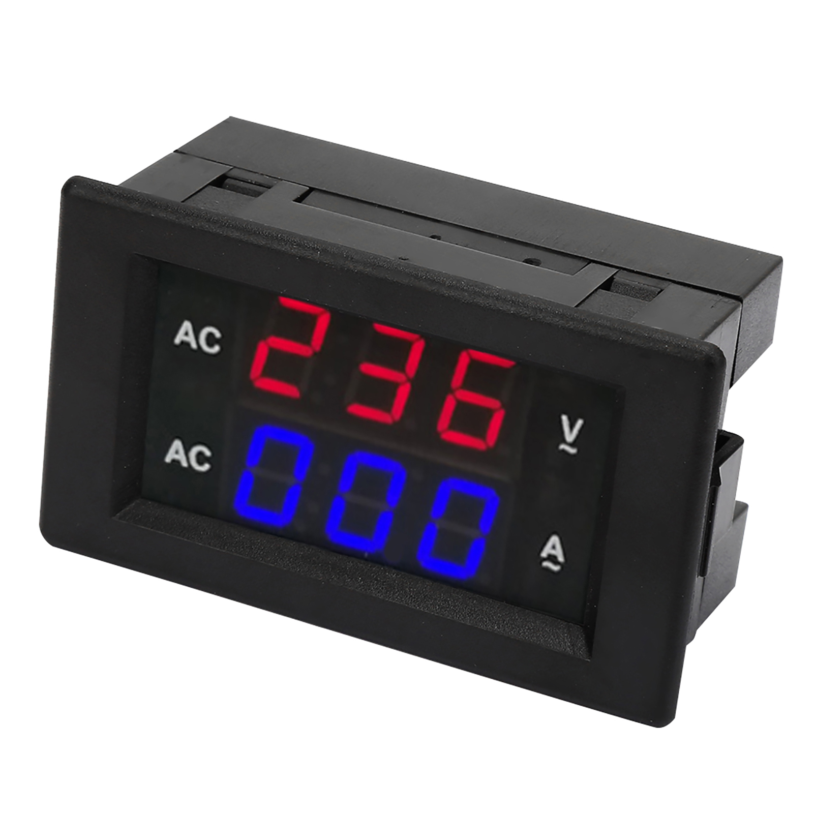 Voltmètre Numérique À Affichage Led Ac 100300v, Ampèremètre 0-100a (rouge/bleu)