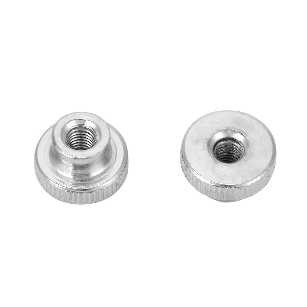 Écrous Moletés À Serrage Manuel En Acier Au Carbone Nickelé M3 M4 M5 M6 M8 M10 (m5, 5 Pièces)