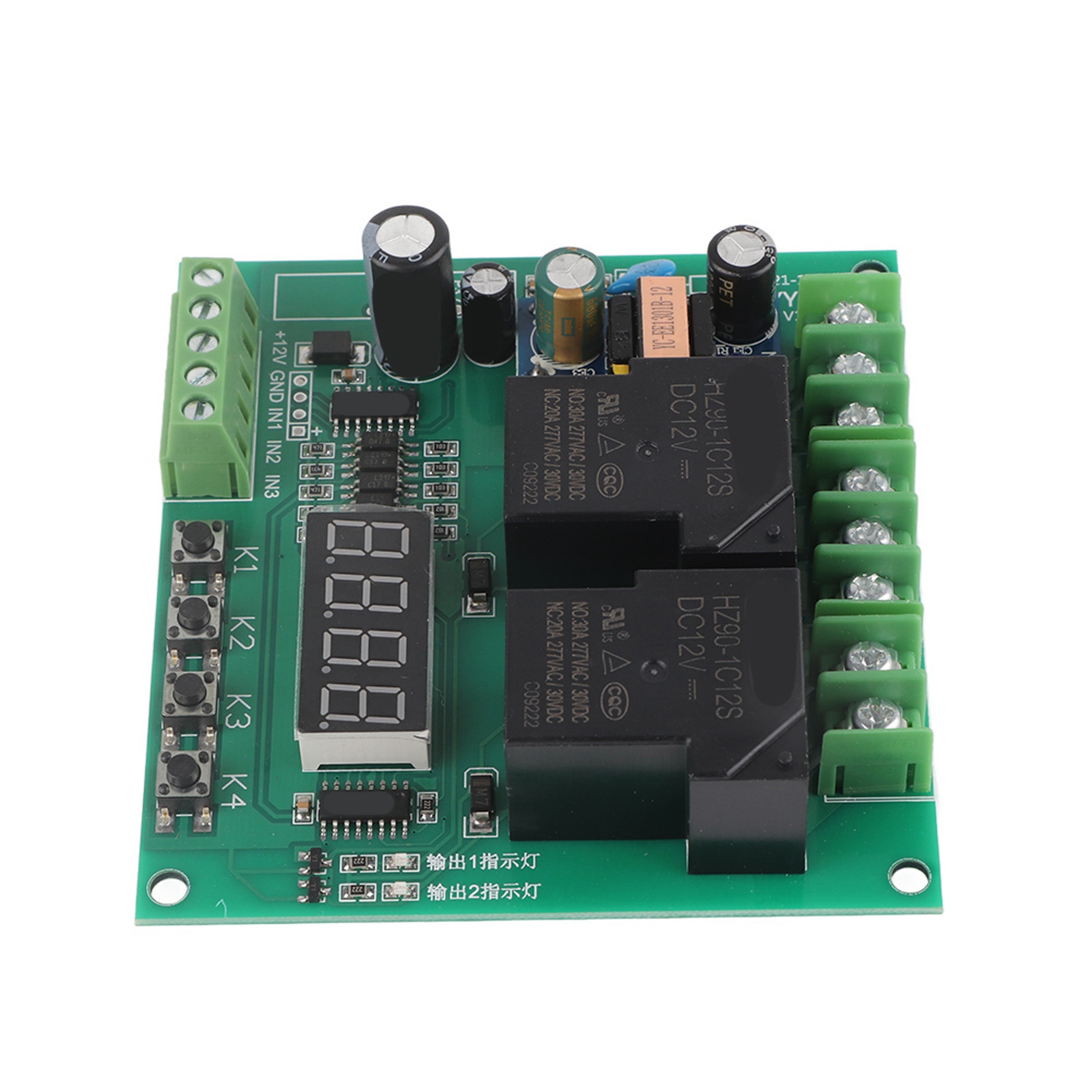 Module De Temporisation À Deux Relais Pour Moteur 220 V (marche Avant/arrière)