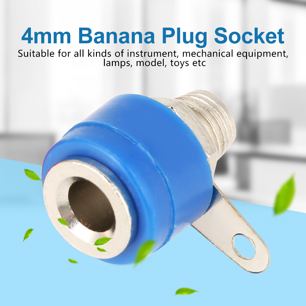 Lot De 20 Connecteurs Jack Banane De 4 Mm Pour Amplificateur De Haut-parleur, Couleurs Assorties