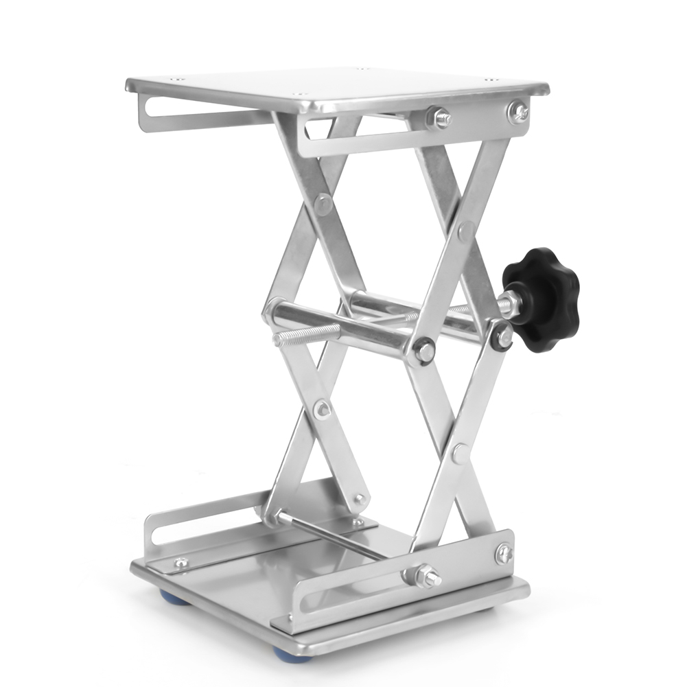 Plateforme Élévatrice De Laboratoire En Acier Inoxydable Pour Porte-ciseaux 150 X 150 X 250 Mm