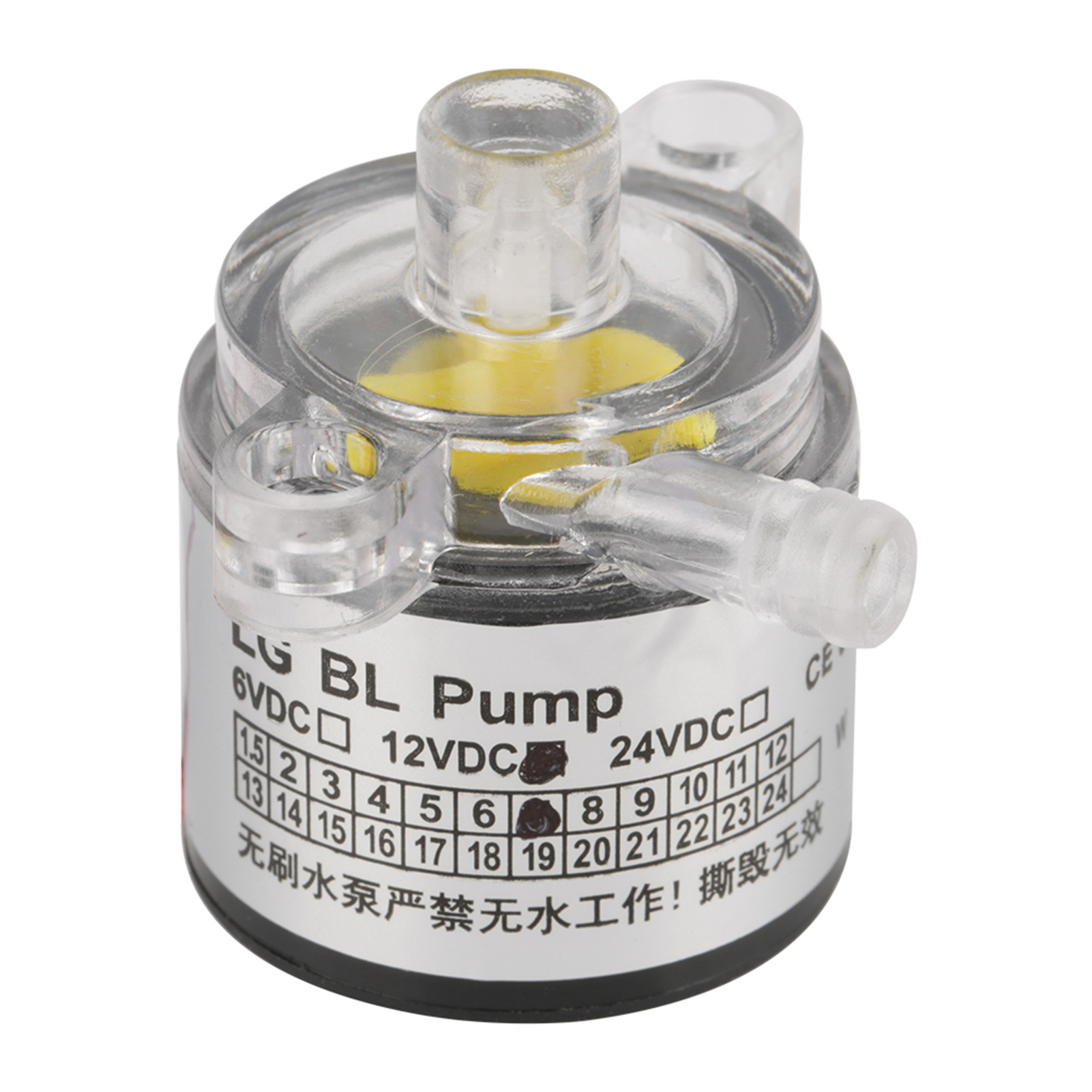 Mini Pompe À Eau Électrique Sans Balais, Silencieuse Et Écologique, En Plastique 12 V 7 W