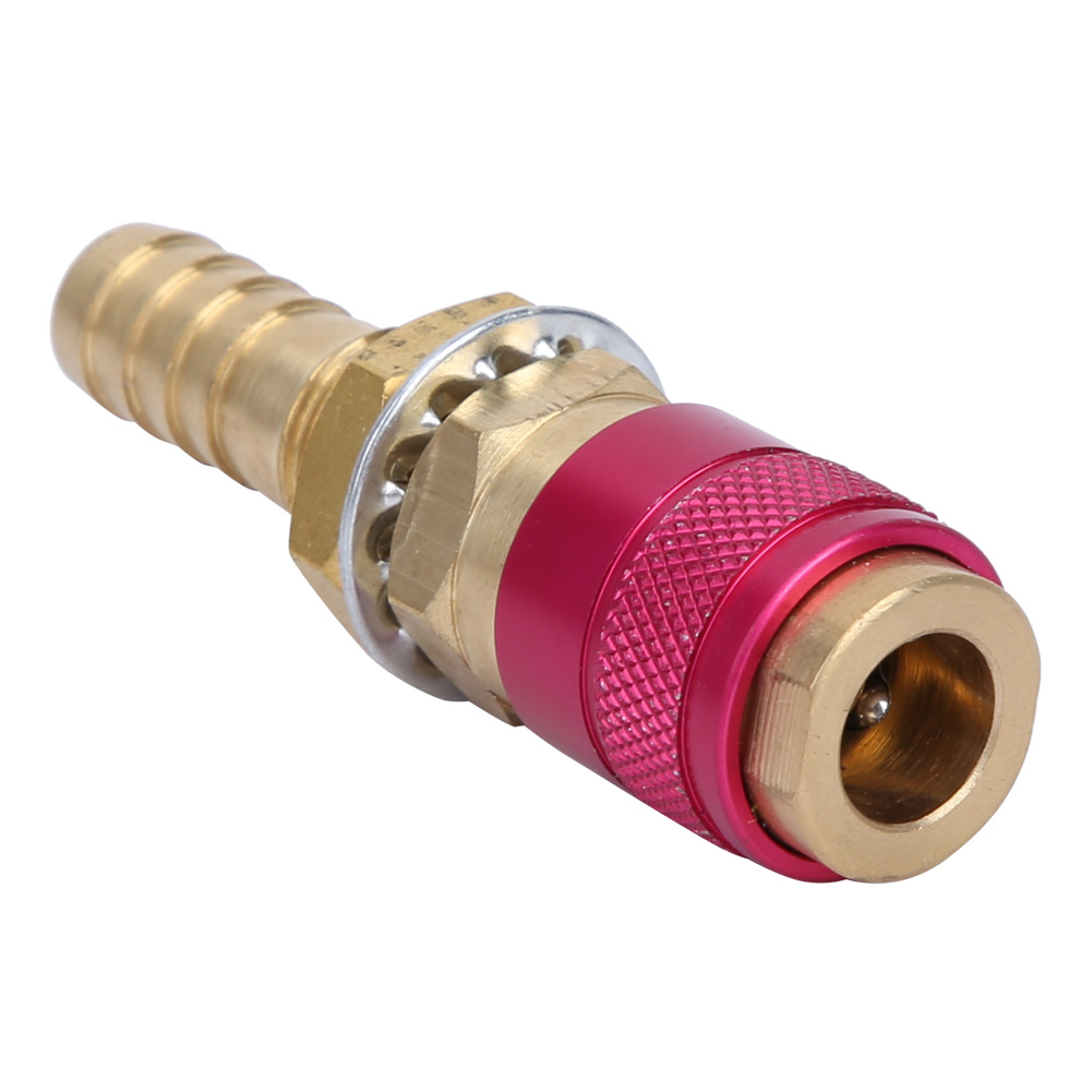 Lot De 2 Raccords Rapides M10 Rouges Pour Torche De Soudage Tig, Refroidis Par Eau Et Par Gaz. Adaptateur Pour Refroidissement Par Eau Et Par Gaz.