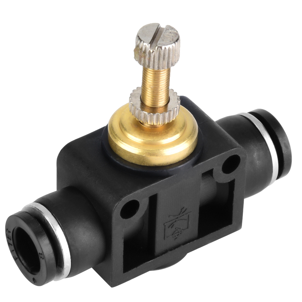Régulateur De Débit D'Air Pour Tubes De 4/6/8 Mm, Raccord Pneumatique En T (4 Mm)