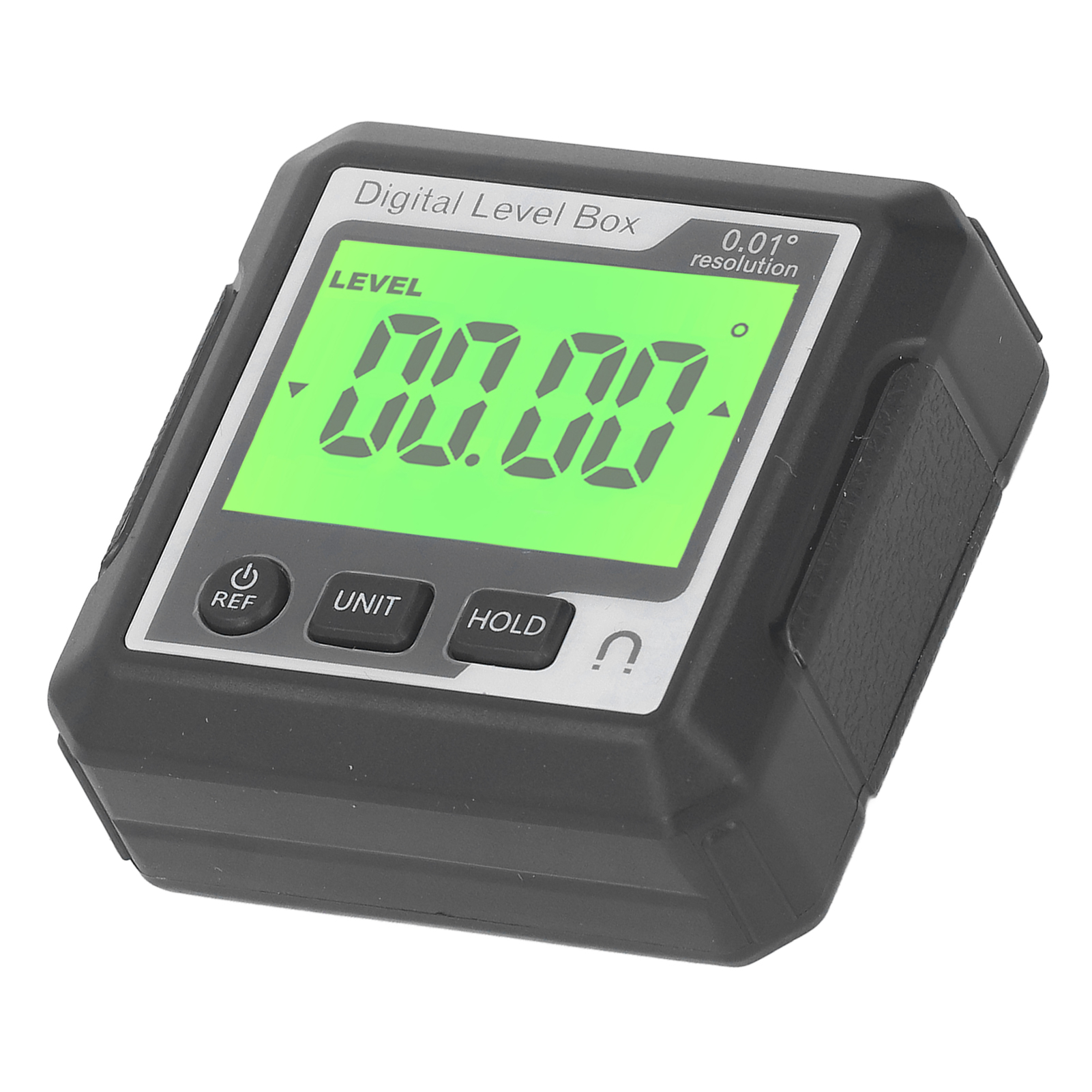 Niveau À Bulle Numérique Magnétique Portable De Haute Précision, Rapporteur D'Angle, Inclinomètre, Jauge D'Angle Pour Le Travail Du Bois Et Les Chantiers De Construction, Noir Et Blanc