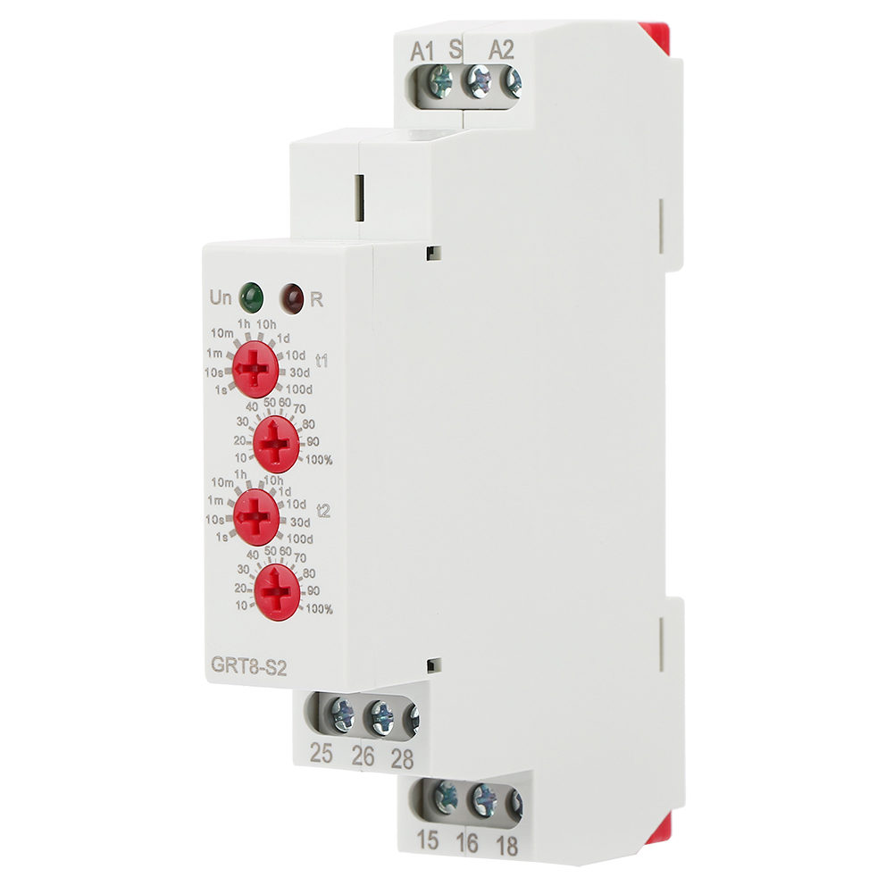 Minuteur De Cycle Asymétrique Miniature Grt8-s2, Relais De Temporisation À Répétition Marche/arrêt, 220 V Ca