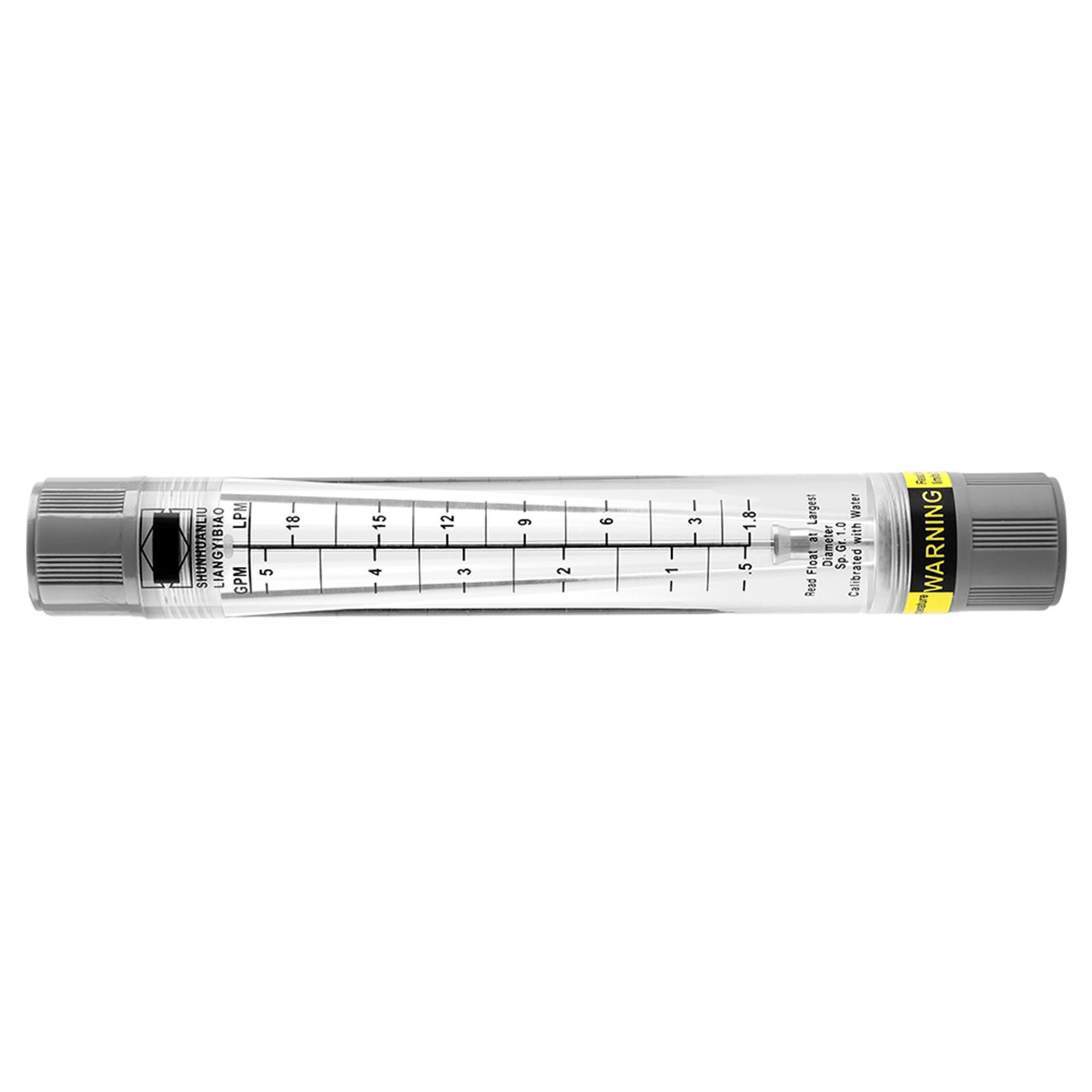 Débitmètre Tubulaire Pour Conduites De Liquides, 0,5 À 5 Gpm / 1,8 À 18 Lpm