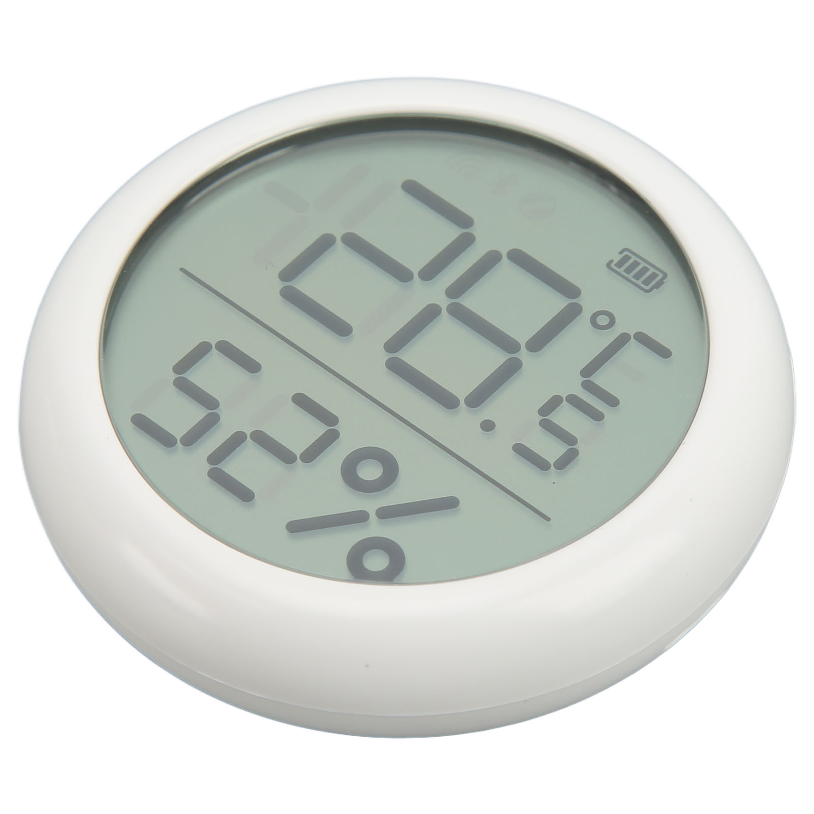 Capteur D'Humidité Et De Température Wifi Avec Surveillance En Temps Réel, Télécommande Et Capteur Intelligent Numérique Rond Pour La Maison