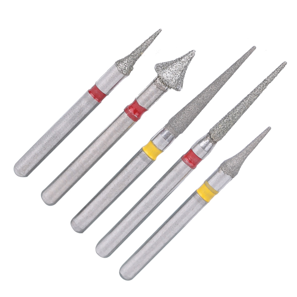Ensemble De 5 Fraises Diamantées Orthodontiques Interproximales Pour L'Émail, Outils Dentaires Et De Laboratoire.