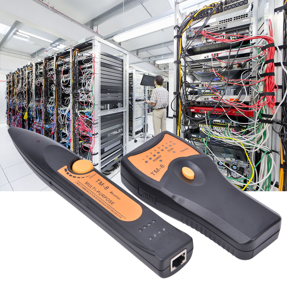 Tm-8 Testeur De Câbles Réseau Lan Utp Stp Rj45 Rj11 Localisateur De Câbles Téléphoniques