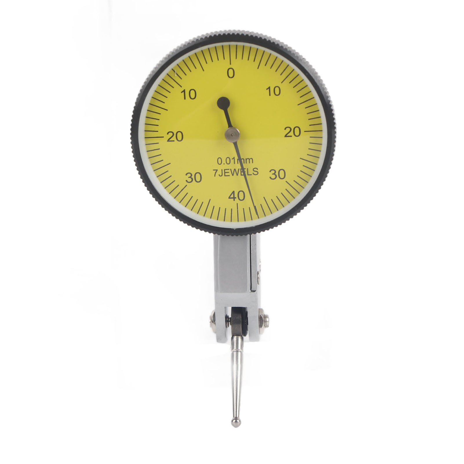 Kit D'Outils De Mesure Avec Comparateur À Levier Et Levier De Précision 0,01 Mm Et Étui Gris.