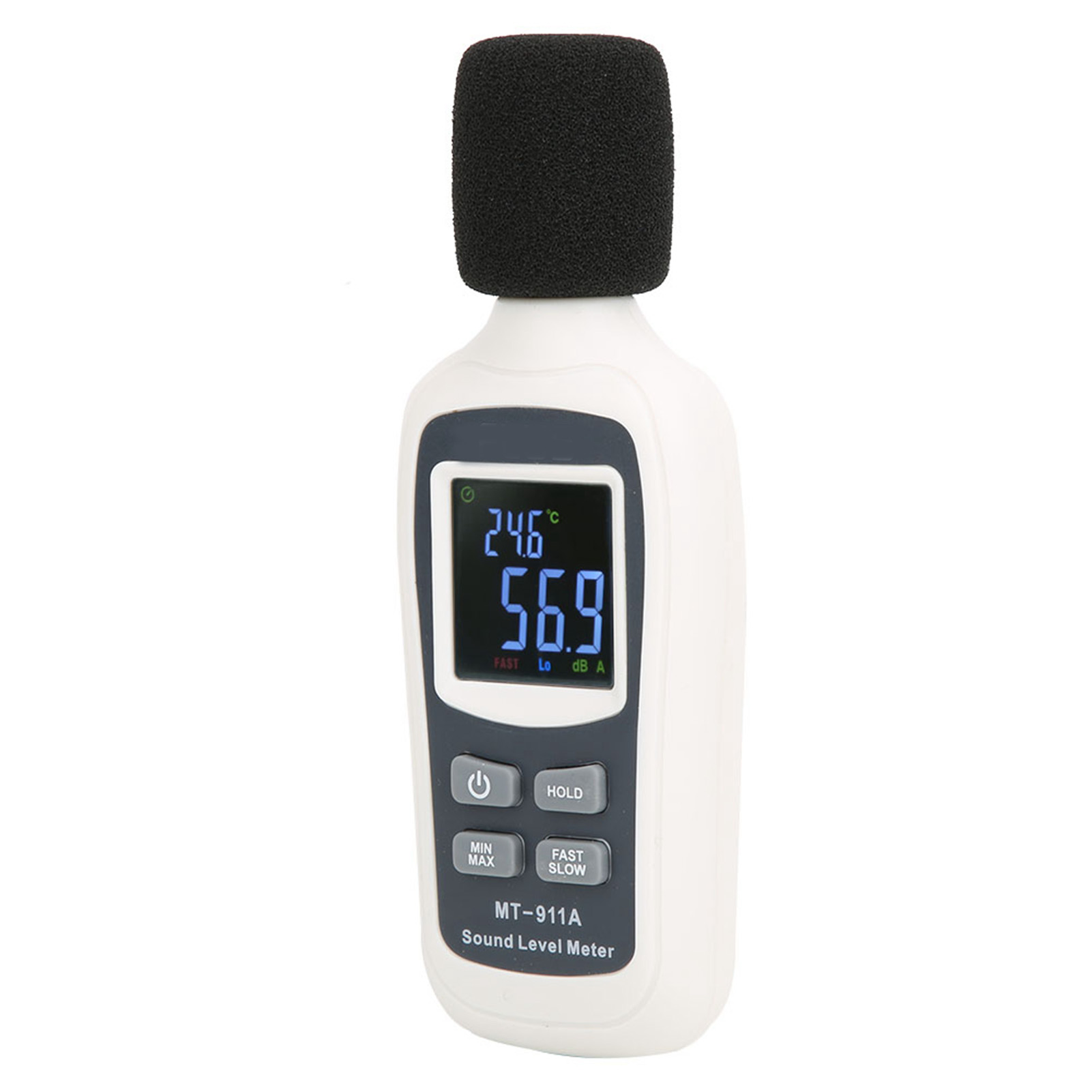 Mt-911a Sonomètre Numérique Lcd 35 Db-135 Db, Testeur Vocal, Moniteur De Décibels